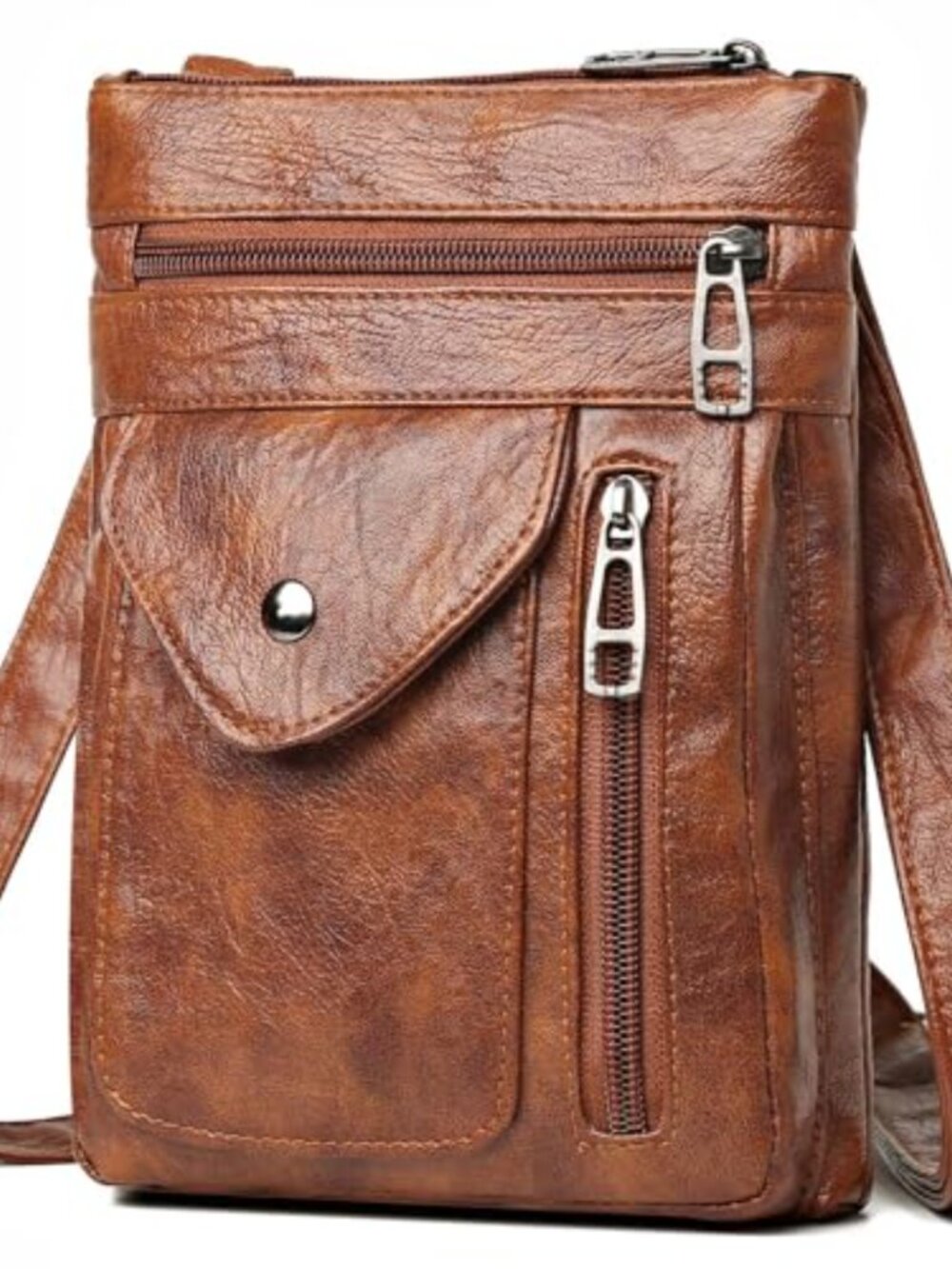 Small Crossbody Bag for Women PU Leather Cell Phone Wallet with Pockets